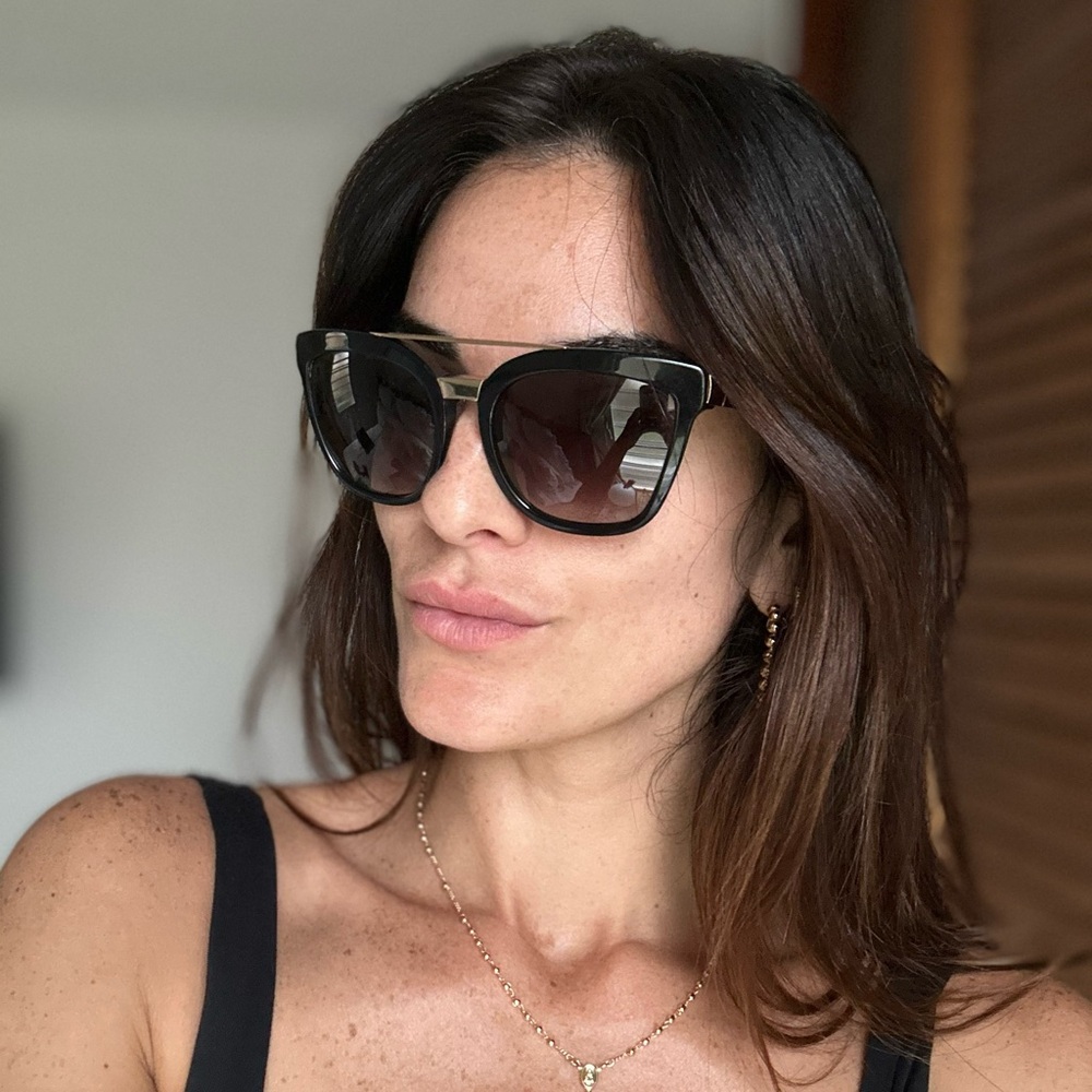 Dolce & Gabbana Black and Gold Sunglasses